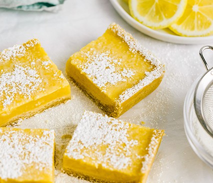 Grain Free Lemon Bars