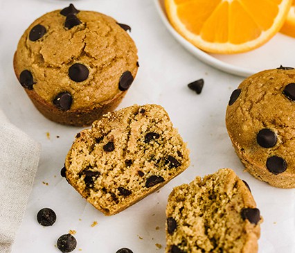 Orange Choc Chip Muffins