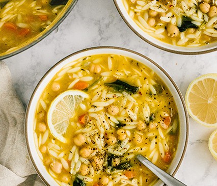 Lemon Orzo Soup