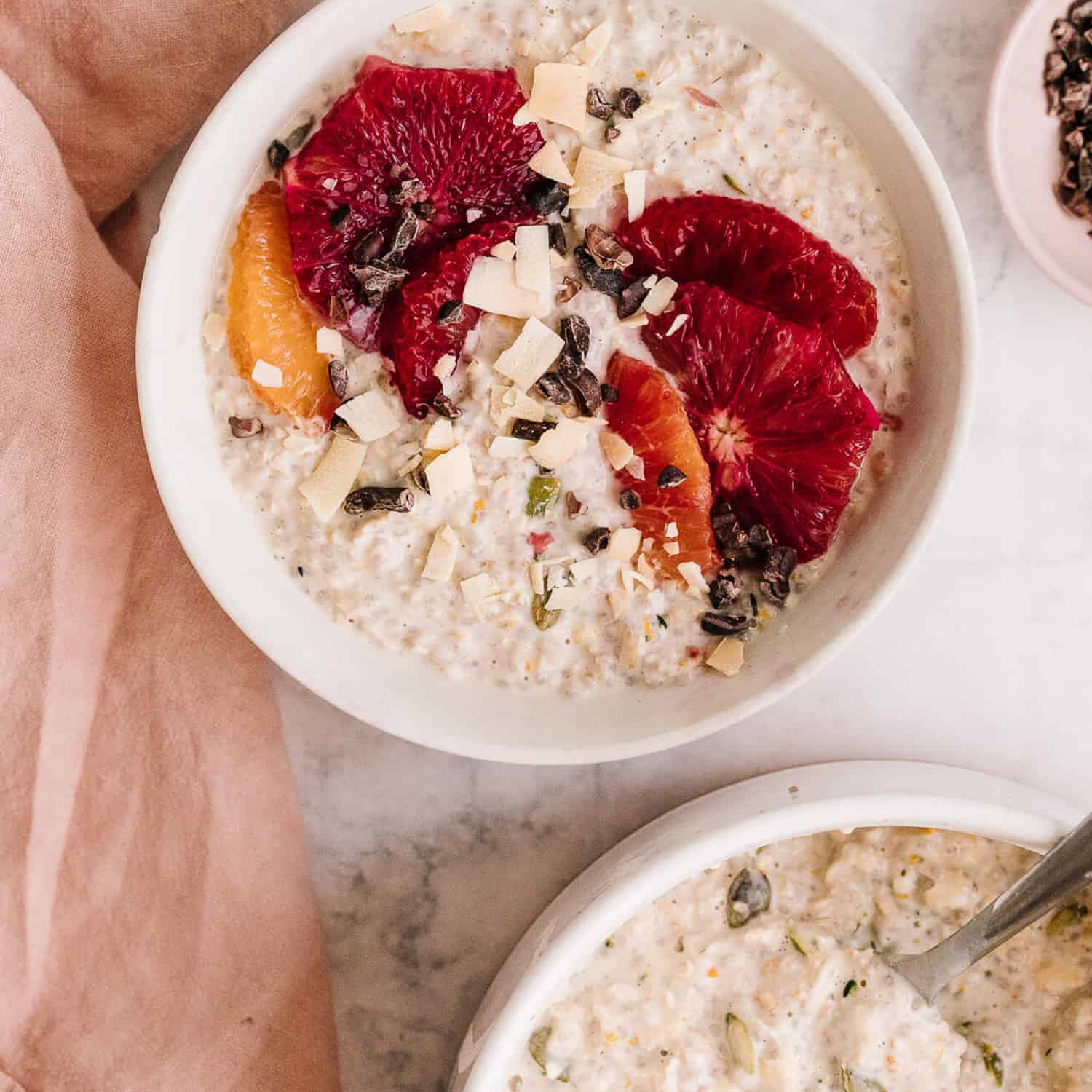 Blood Orange Bircher Museli