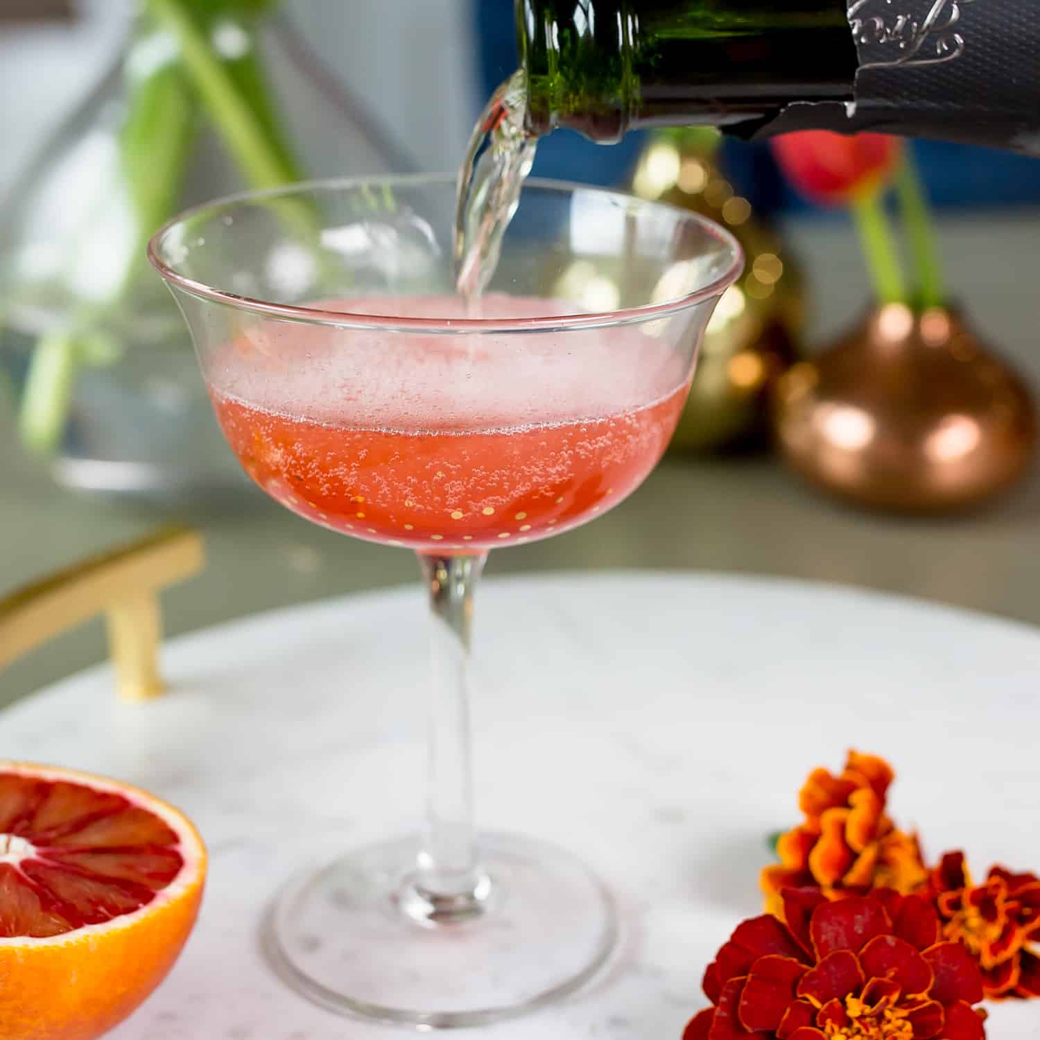 Blood Orange Champagne