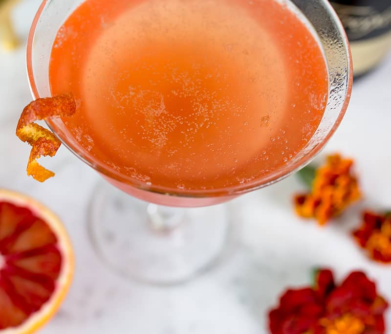Blood Orange Champagne