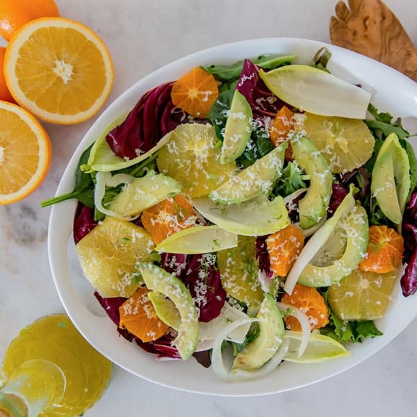 Fresh green salad